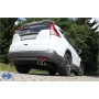 Silencieux arrière sport 100% inox 2x90mm type 25 FOX EXHAUST SYSTEMS pour HONDA CR-V IV