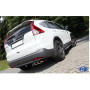 Silencieux arrière sport 100% inox 2x90mm type 25 FOX EXHAUST SYSTEMS pour HONDA CR-V IV