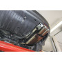 Silencieux arrière sport 100% inox 2x90mm type 25 FOX EXHAUST SYSTEMS pour HONDA CR-V IV