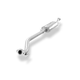 Silencieux avant sport 100% inox FOX EXHAUST SYSTEMS pour HONDA CR-V IV (2.0L)