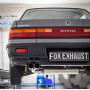 Silencieux arrière sport 100% inox 2x70mm type 10 FOX EXHAUST SYSTEMS pour HONDA CIVIC 4 (ED3)