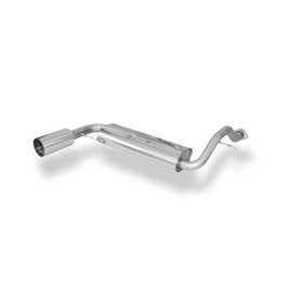 Silencieux arrière sport 100% inox 1x114mm type 10 FOX EXHAUST SYSTEMS pour HONDA CIVIC 4 (EC8/EC9/ED6/ED7/ED9)