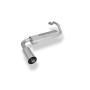 Silencieux arrière sport 100% inox 1x114mm type 10 FOX EXHAUST SYSTEMS pour HONDA CIVIC 4 (EC8/EC9/ED6/ED7/ED9)