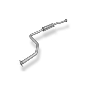 Silencieux avant sport 100% inox FOX EXHAUST SYSTEMS pour HONDA CIVIC 5 (EG2/EG3)