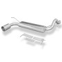 Silencieux arrière sport 100% inox 1x114mm type 10 FOX EXHAUST SYSTEMS pour HONDA CIVIC 5