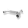 Silencieux arrière duplex sport 100% inox 1x114mm type 10 FOX EXHAUST SYSTEMS pour HONDA CIVIC 5
