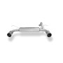 Silencieux arrière duplex sport 100% inox 1x114mm type 10 FOX EXHAUST SYSTEMS pour HONDA CIVIC 5