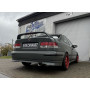 Silencieux arrière sport 100% inox 1x100mm type 24 FOX EXHAUST SYSTEMS pour HONDA CIVIC 6 COUPÉ (EJ6)