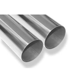 Silencieux arrière duplex sport 100% inox 2x76mm type 10 FOX EXHAUST SYSTEMS pour HONDA CIVIC 7 TYPE R (EP3)