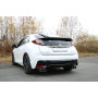 Silencieux arrière sport 100% inox 2x90mm type 12 FOX EXHAUST SYSTEMS pour HONDA CIVIC 9 (FK2)