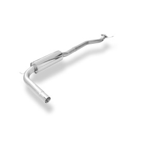 Silencieux avant sport 100% inox FOX EXHAUST SYSTEMS pour HONDA CIVIC 9 (FK2)