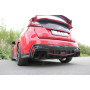 Silencieux arrière duplex sport 100% inox 2x90mm type 25 (émaillé noir) FOX EXHAUST SYSTEMS pour HONDA CIVIC 9 TYPE R (FK2)