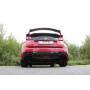 Silencieux arrière duplex sport 100% inox 2x90mm type 25 (émaillé noir) FOX EXHAUST SYSTEMS pour HONDA CIVIC 9 TYPE R (FK2)