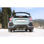 Silencieux arrière central sport 100% inox Ø100/90/100mm type 25 FOX EXHAUST SYSTEMS pour HONDA CIVIC 10 TYPE R (FK801)