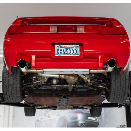 Silencieux arrière duplex sport 100% inox 1x100mm type 14 FOX EXHAUST SYSTEMS pour HONDA NSX