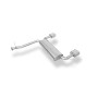Silencieux arrière duplex sport 100% inox 1x135x80mm type 53 FOX EXHAUST SYSTEMS pour HONDA PRELUDE (BB2/BB3)