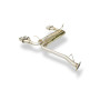 Silencieux arrière duplex sport 100% inox 2x80mm type 13 FOX EXHAUST SYSTEMS pour HONDA PRELUDE (BB2/BB3)