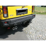 CATBACK - Silencieux arrière duplex sport 100% inox 2x100mm type 25 FOX EXHAUST SYSTEMS pour HUMMER H2 (2008-)