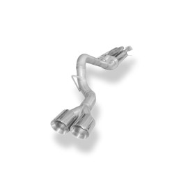 CATBACK - Silencieux arrière sport 100% inox 2x100mm type 25 FOX EXHAUST SYSTEMS pour HUMMER H2