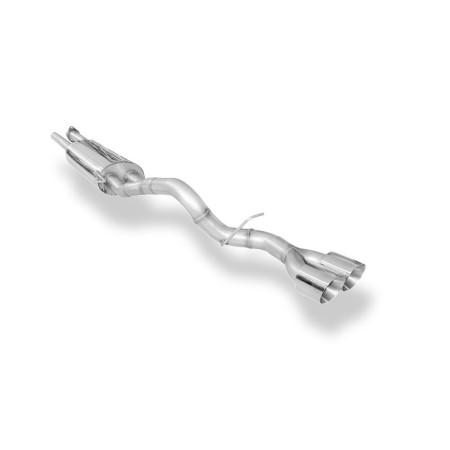 CATBACK - Silencieux arrière sport 100% inox 2x114mm type 25 FOX EXHAUST SYSTEMS pour HUMMER H2