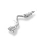 CATBACK - Silencieux arrière sport 100% inox 2x114mm type 25 FOX EXHAUST SYSTEMS pour HUMMER H2