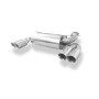 Silencieux arrière duplex sport 100% inox 2x100mm type 25 FOX EXHAUST SYSTEMS pour HUMMER H3