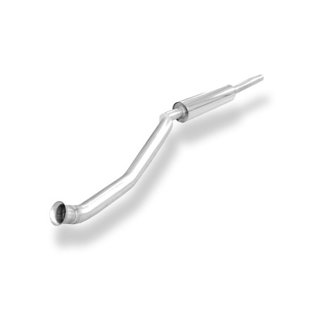 Silencieux avant sport 100% inox FOX EXHAUST SYSTEMS pour HYUNDAI ACCENT (MC)