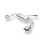 Silencieux arrière duplex sport 100% inox 1x160x90mm type 38 FOX EXHAUST SYSTEMS pour HYUNDAI KONA (2WD)