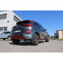 Silencieux arrière duplex sport 100% inox 1x160x90mm type 38 FOX EXHAUST SYSTEMS pour HYUNDAI KONA (2WD)