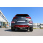 Silencieux arrière duplex sport 100% inox 1x160x90mm type 38 FOX EXHAUST SYSTEMS pour HYUNDAI KONA (2WD)