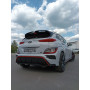 Silencieux arrière duplex sport 100% inox 1x130mm type 14 FOX EXHAUST SYSTEMS pour HYUNDAI KONA N (2WD)