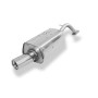 Silencieux arrière sport 100% inox 1x90mm type 13 FOX EXHAUST SYSTEMS pour HYUNDAI GETZ (3/5 portes)