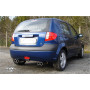 Silencieux arrière duplex sport 100% inox 2x80mm type 13 FOX EXHAUST SYSTEMS pour HYUNDAI GETZ (3/5 portes)