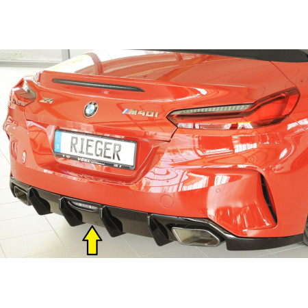 Diffuseur de pare-chocs arrière "noir brillant" Rieger Tuning pour BMW Z4 M40i (G4Z/G29)