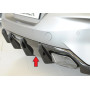 Diffuseur de pare-chocs arrière "noir brillant" Rieger Tuning pour BMW Z4 M40i (G4Z/G29)