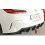 Diffuseur de pare-chocs arrière "noir brillant" Rieger Tuning pour BMW Z4 (G4Z/G29)
