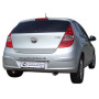 Silencieux arrière duplex sport 100% inox 1x90mm type 17 FOX EXHAUST SYSTEMS pour HYUNDAI i30 (FD/CZ)