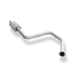 Silencieux avant sport 100% inox FOX EXHAUST SYSTEMS pour HYUNDAI i30 (PDE/sans FAP)