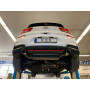 Kit d'embouts d'échappement 100% inox 1x114mm type 25 FOX EXHAUST SYSTEMS pour HYUNDAI i30 N-Performance Fastback (PDE)