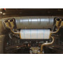 Silencieux arrière duplex sport 100% inox 2x90mm type 12 FOX EXHAUST SYSTEMS pour HYUNDAI TUCSON 2.7L (JM)