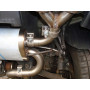 Silencieux arrière duplex sport 100% inox 2x90mm type 12 FOX EXHAUST SYSTEMS pour HYUNDAI TUCSON 2.7L (JM)