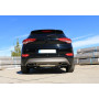 Silencieux arrière duplex sport 100% inox 1x220x85mm type 49 FOX EXHAUST SYSTEMS pour HYUNDAI TUCSON (TLE)