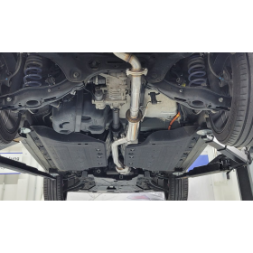 Silencieux avant sport 100% inox FOX EXHAUST SYSTEMS pour HYUNDAI TUCSON (NX4) à grande batterie