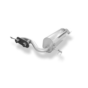 Silencieux arrière sport 100% inox FOX EXHAUST SYSTEMS pour HYUNDAI VELOSTER