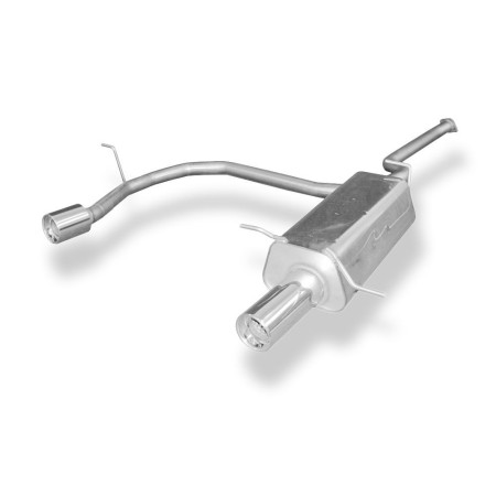 Silencieux arrière duplex sport 100% inox 1x100mm type 13 FOX EXHAUST SYSTEMS pour HYUNDAI SANTA FÉ (SM)