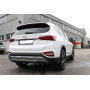 Silencieux arrière sport 100% inox 2x106x71mm type 32 FOX EXHAUST SYSTEMS pour HYUNDAI SANTA FÉ (TM)