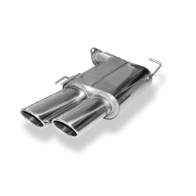 Silencieux arrière sport 100% inox 2x106x71mm type 32 FOX EXHAUST SYSTEMS pour HYUNDAI SANTA FÉ (TM)