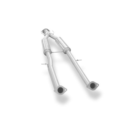 Silencieux avant sport 100% inox FOX EXHAUST SYSTEMS pour INFINITI FX30d