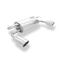 Silencieux arrière duplex sport 100% inox 1x129x106mm type 32 FOX EXHAUST SYSTEMS pour INFINITI EX37