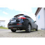 Silencieux arrière duplex sport 100% inox 1x129x106mm type 32 FOX EXHAUST SYSTEMS pour INFINITI EX37